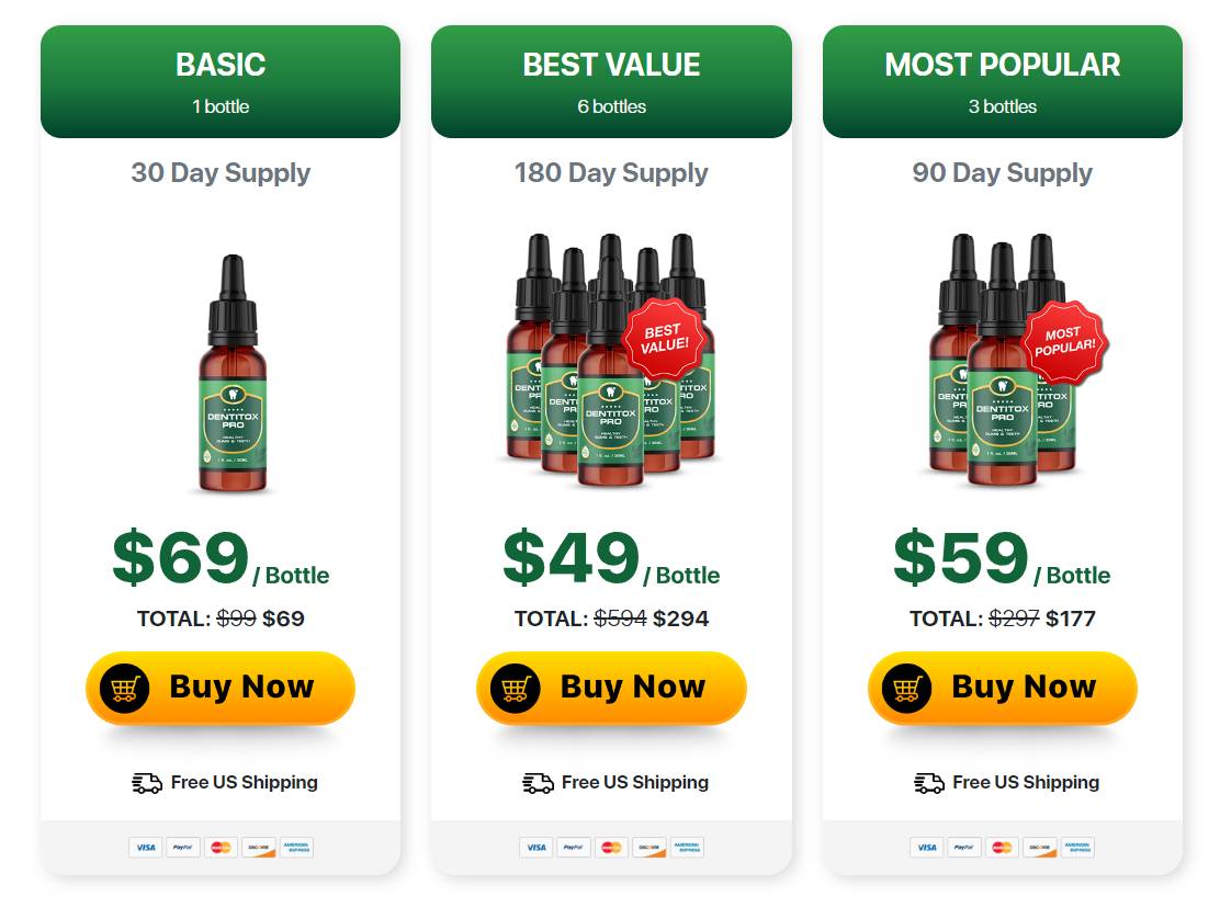 Dentitox Pro special offer